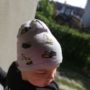 Fiú pamut sapka őszi/tavaszi mézszínű Pinki