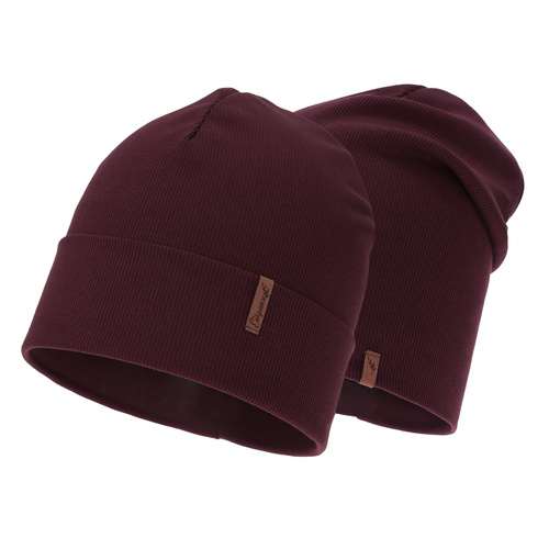 Női tavaszi-őszi sapka, bordó, pamut, Zenita