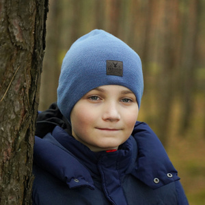 Fiú világosszürke téli sapka Arczi