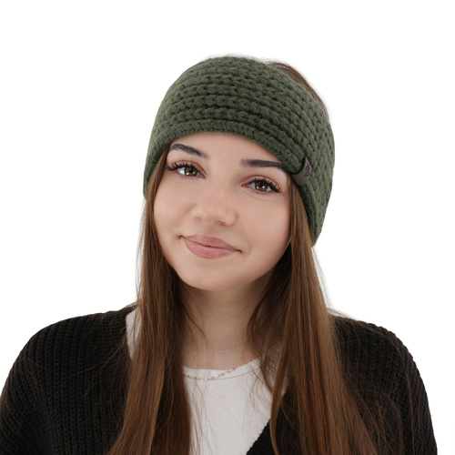 Női téli fejpánt sötétszürke Alexis