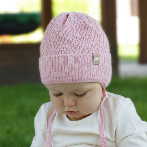 Őszi/tavaszi lány sapka bézs Dafia