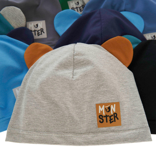 Fiú őszi/tavaszi pamut sapka, sötétkék Jugo