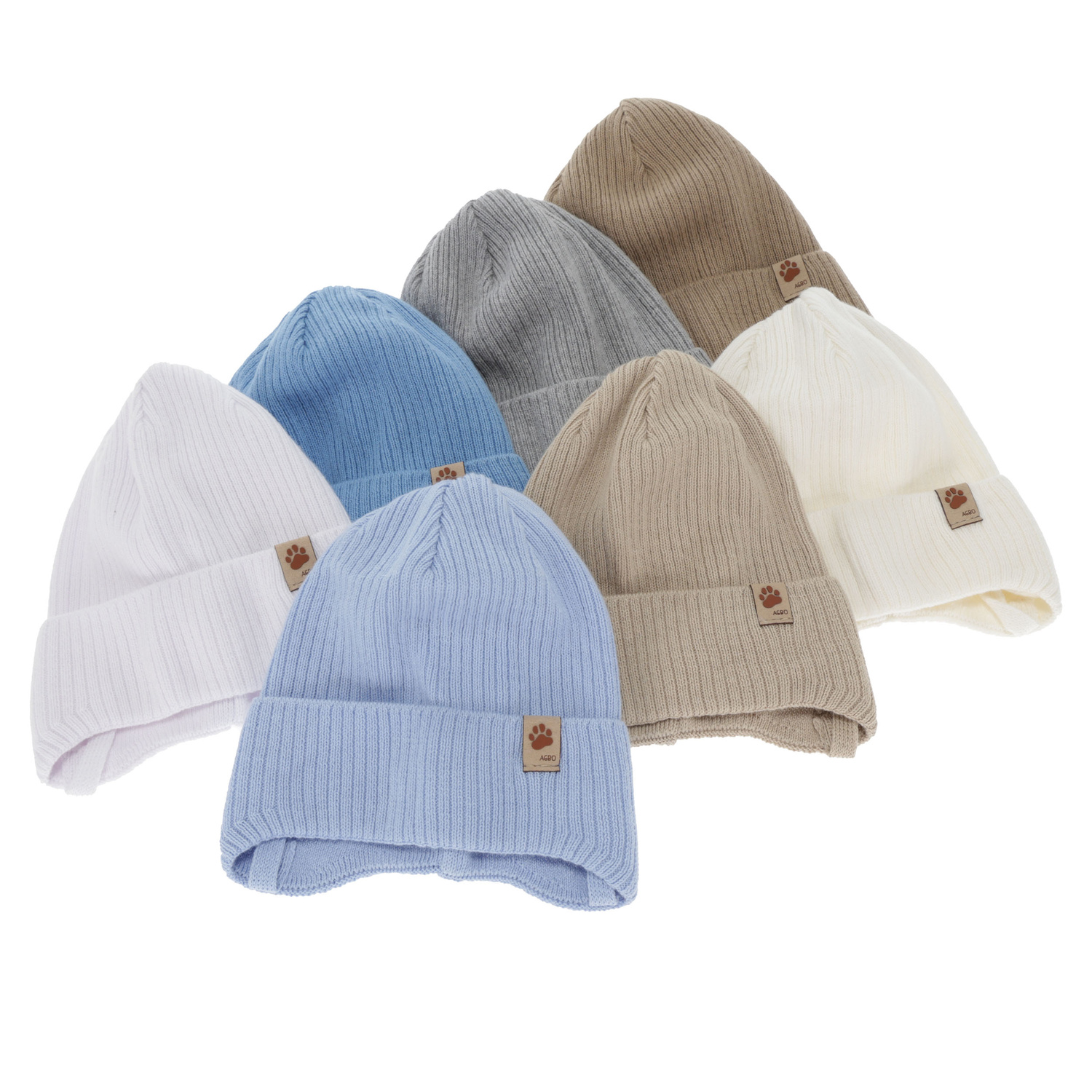 Kisfiú őszi-tavasz sapka, kék, megkötős, 100% pamut, Elmar