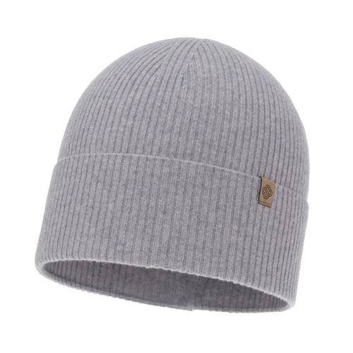 Női téli sapka, szürke, merinó gyapjú kashmirrrel, Alineta