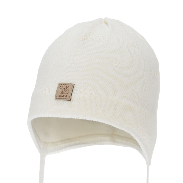 Kisfiú tavaszi-őszi sapka, bézs, megkötős, Slate