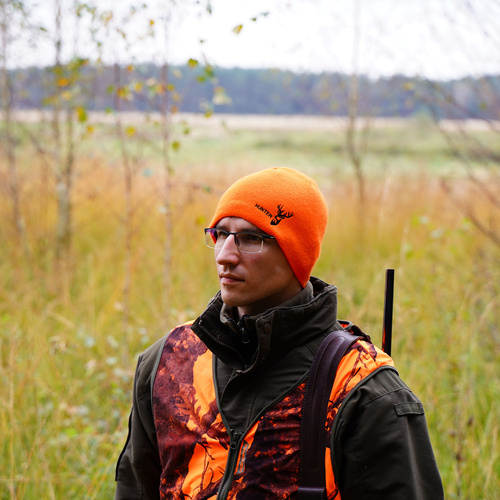 Férfi téli vadász sapka narancssárga Hunter