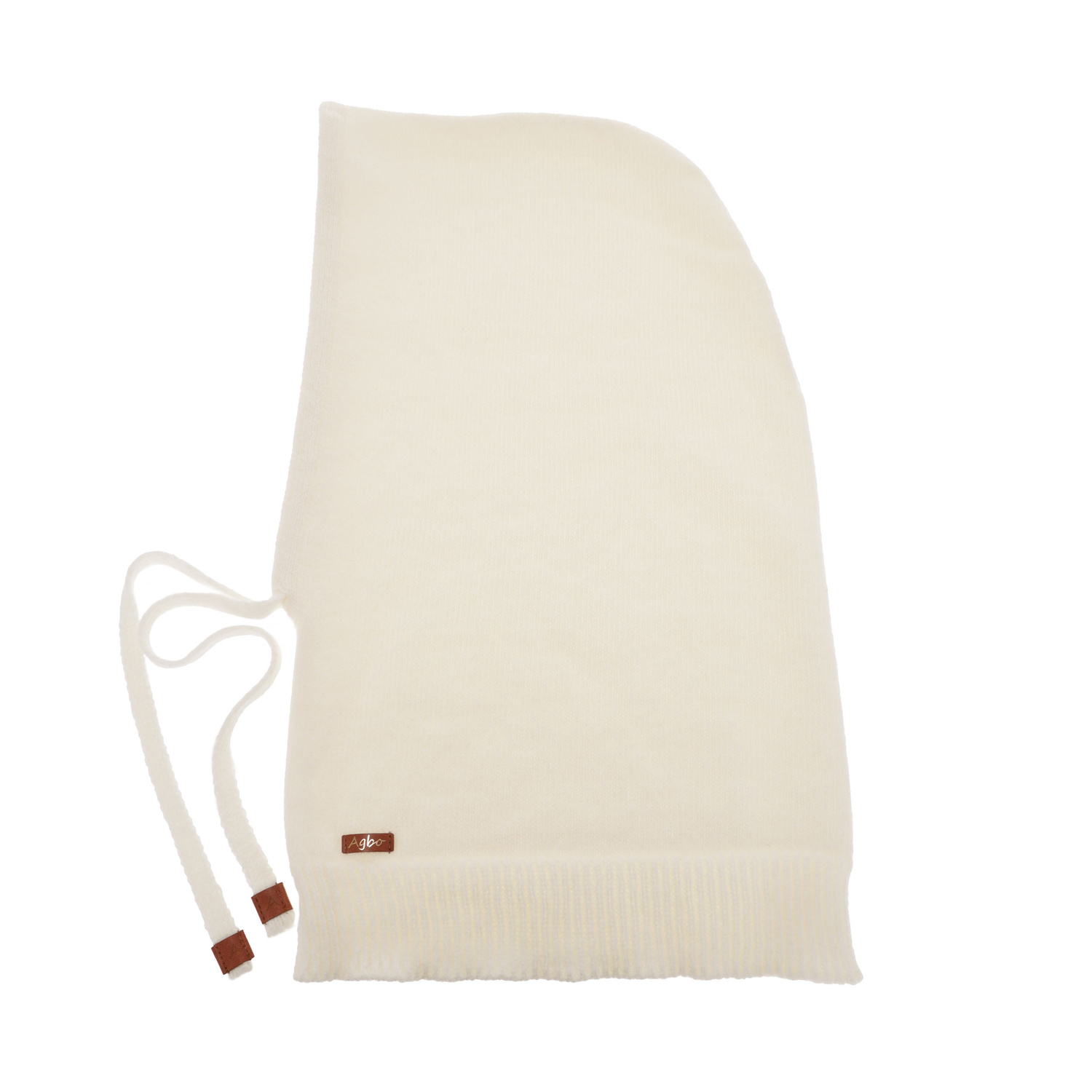 Női téli balaclava, krémszínű, merinó gyapjúval, Elizabeth