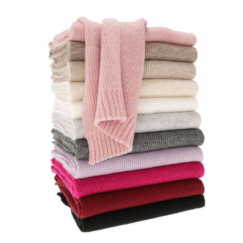 Női téli sál szürke gyapjú Loretta