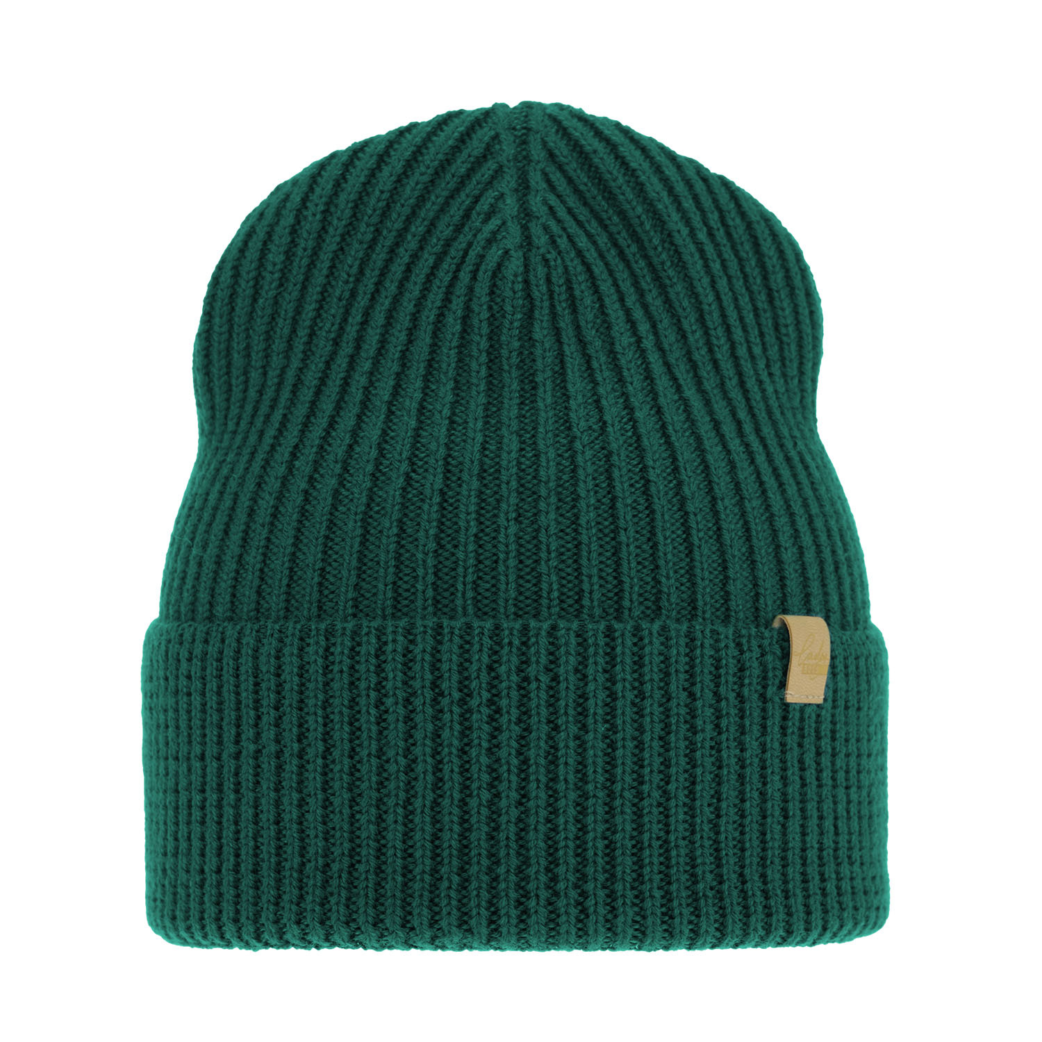 Smaragdzöld női téli sapka 100% extrafine merino gyapjúból Isla