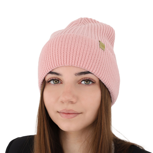 Fehér női téli sapka 100% extrafine merino gyapjúból Isla