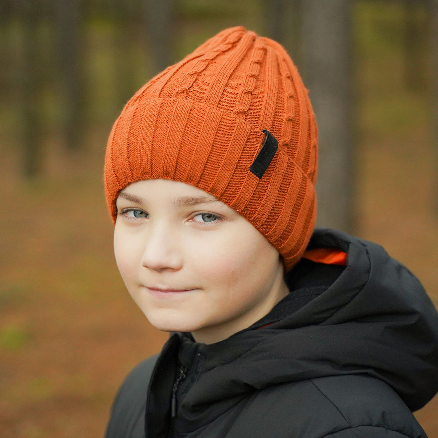Téli sapka fiúknak bordó Lucas
