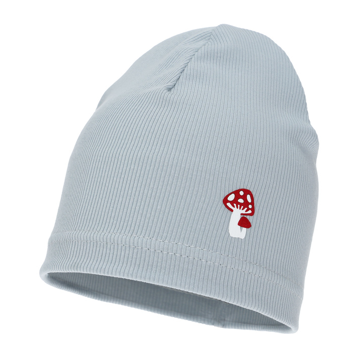 Kislány őszi-tavasz sapka, szürke, pamut Balma