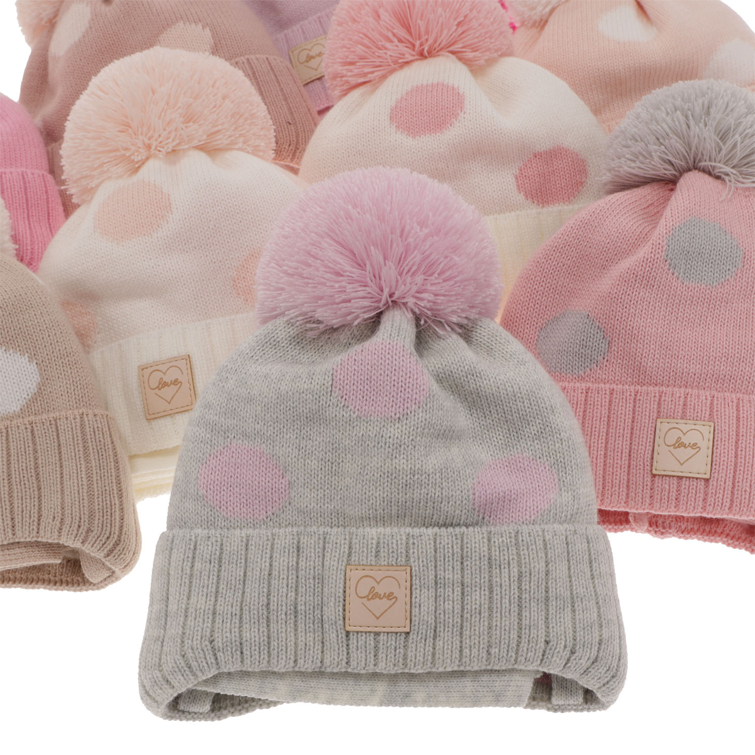 Téli készlet kislányoknak: sapka és sál fehér Agostina