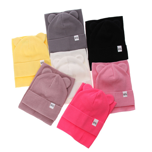 Lány tavaszi/őszi szett: sapka és sál, pamuttal, sárga Kajra