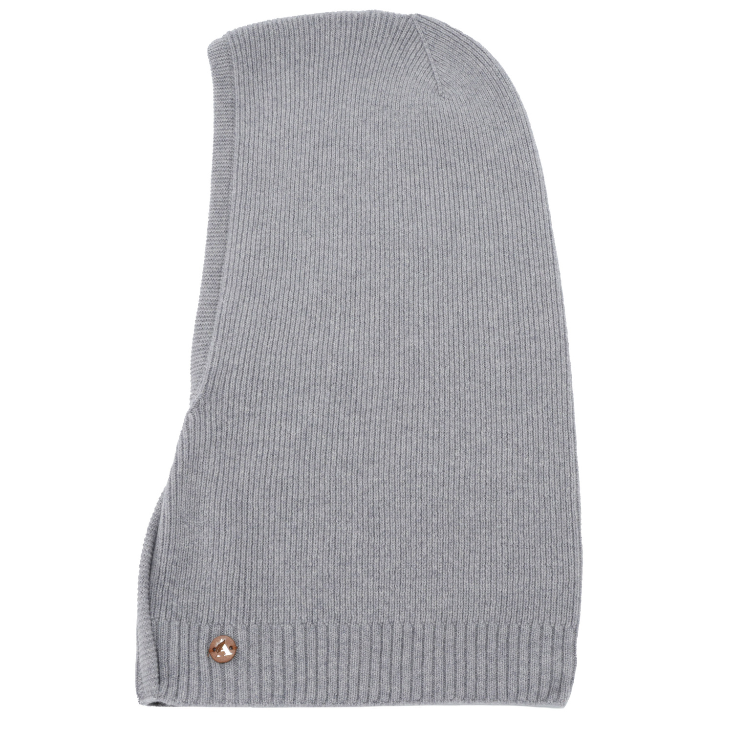 Balaclava őszi, téli, női, szürke, merinó gyapjú kasmírral, Kiruna
