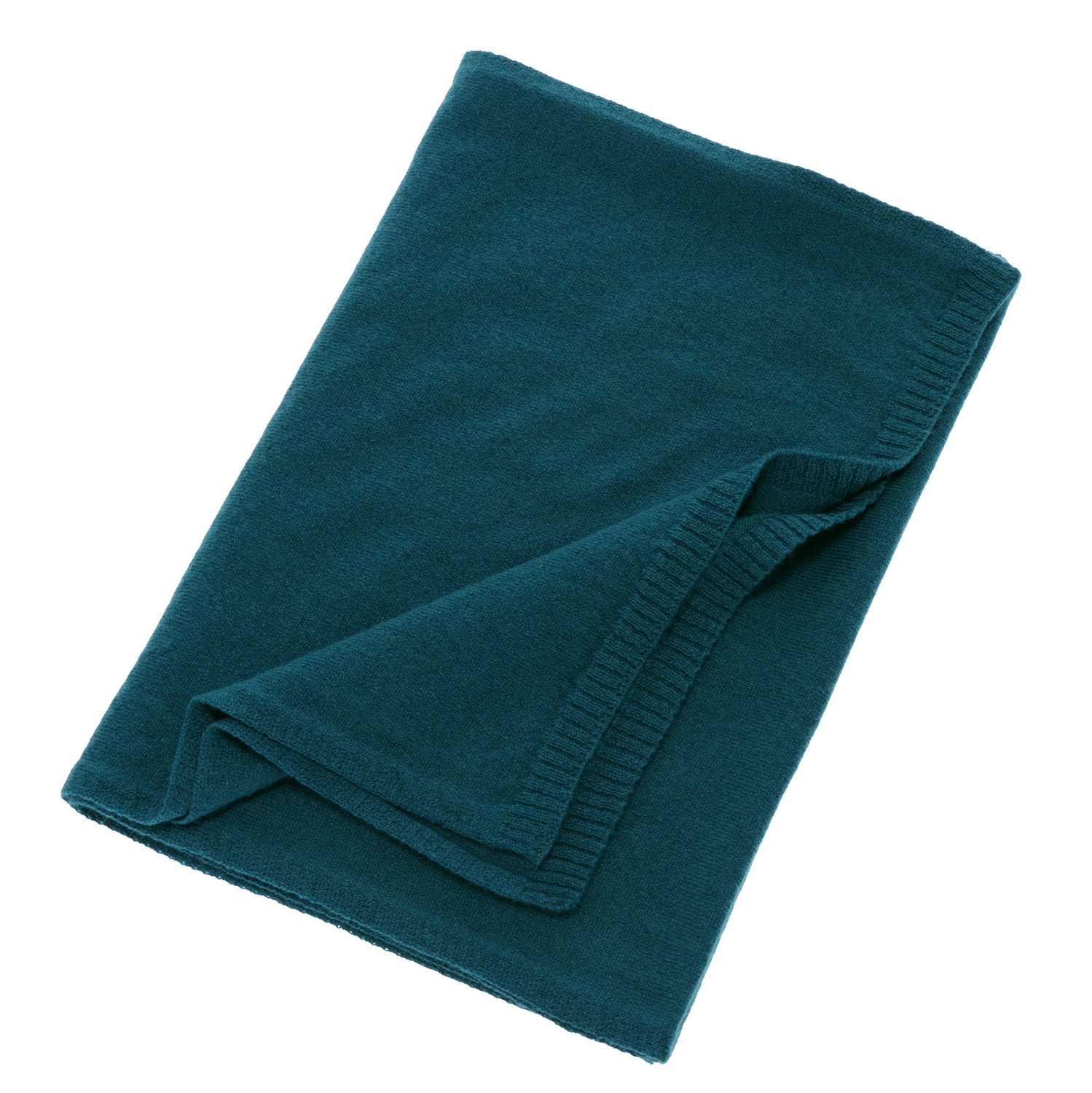 Női téli sál, smaragdzöld, merinó gyapjú kasmírral, Irenia