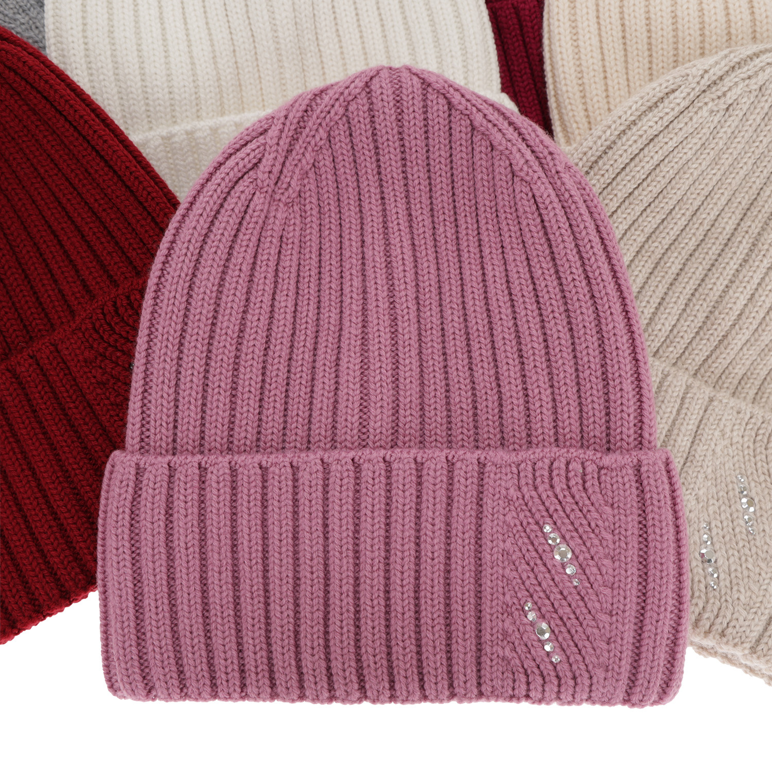 Női téli sapka szürke 100% extrafine merinói gyapjú Ariga