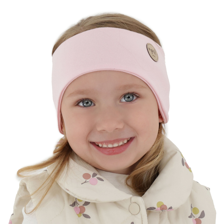 Kislány őszi-tavaszi fejpánt, rózsaszín Maranta