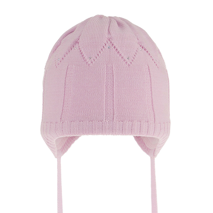 Lila őszi/tavaszi lányka sapka Mercja