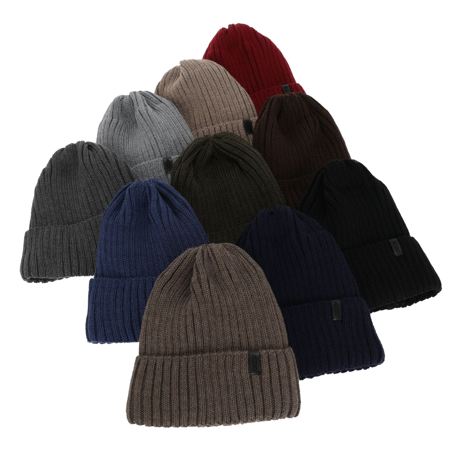 Férfi téli sapka, sötétkék, merinó gyapjúval, Tyrol