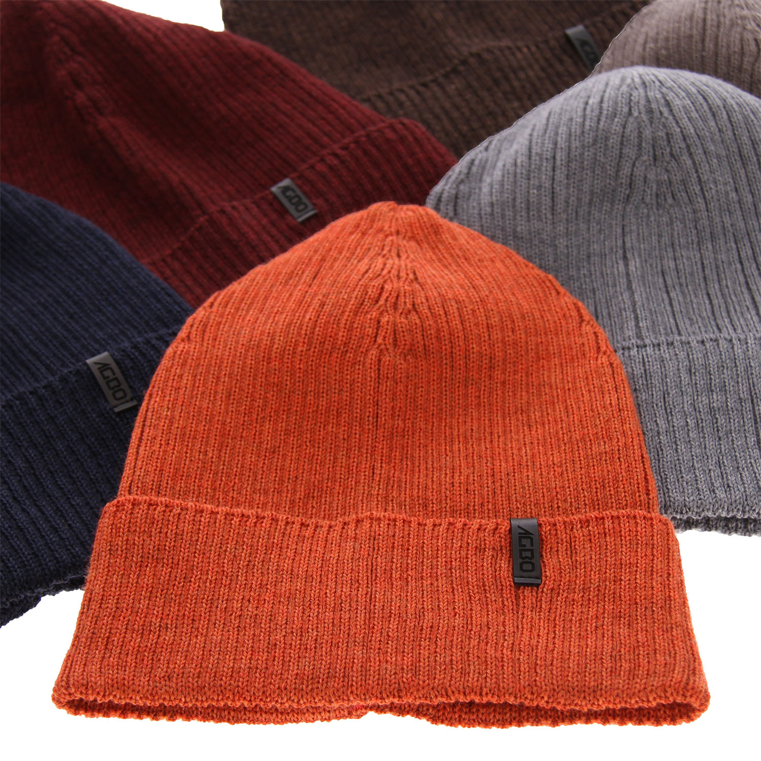 Téli férfi sapka barna 100% gyapjú extrafine merino Thorin