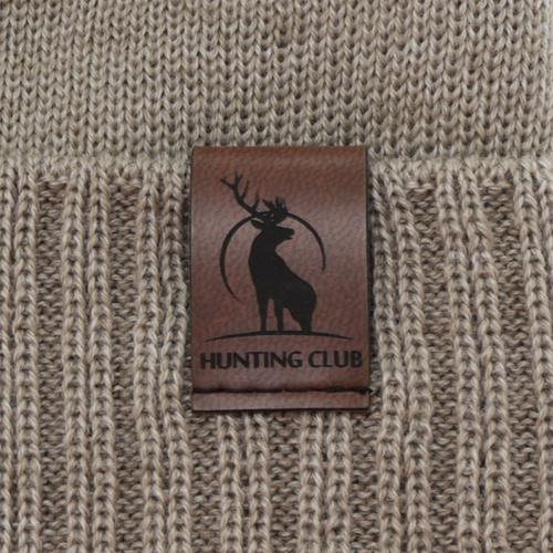 Téli férfi sapka sötétkék merinó gyapjúból Hogan