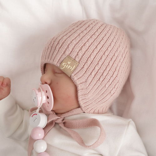 Őszi/tavaszi lány sapka rózsaszín Cheri