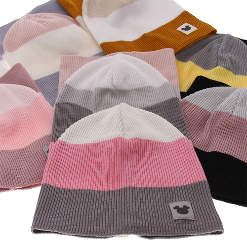 Lány őszi/tavaszi szett: sapka és, pamuttal, szürke csősál Eureka.