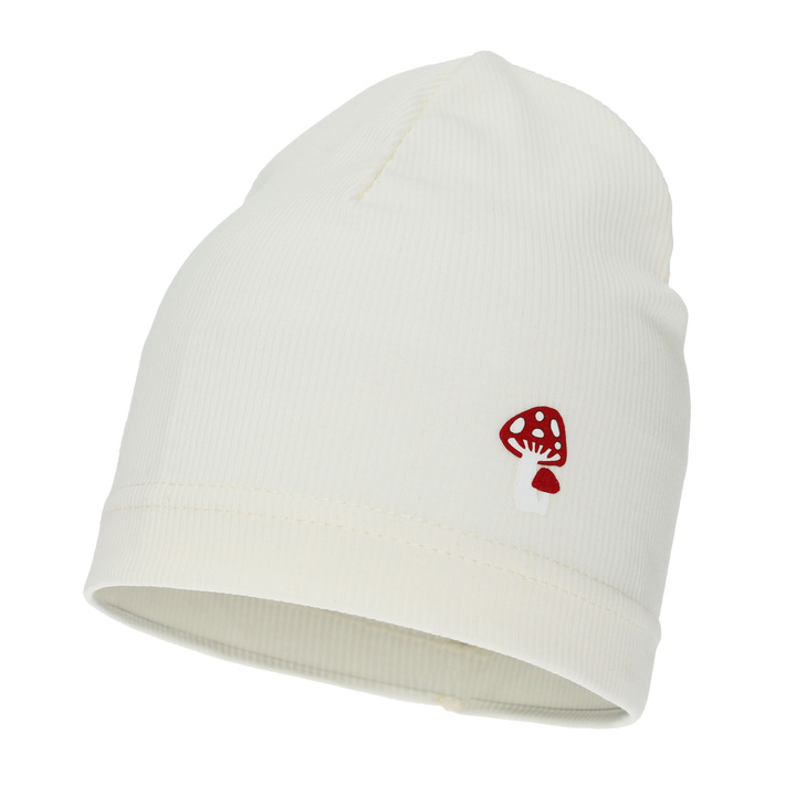 Kislány őszi-tavaszi pamut sapka, krém színű, Balma