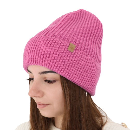 Smaragdzöld női téli sapka 100% extrafine merino gyapjúból Isla