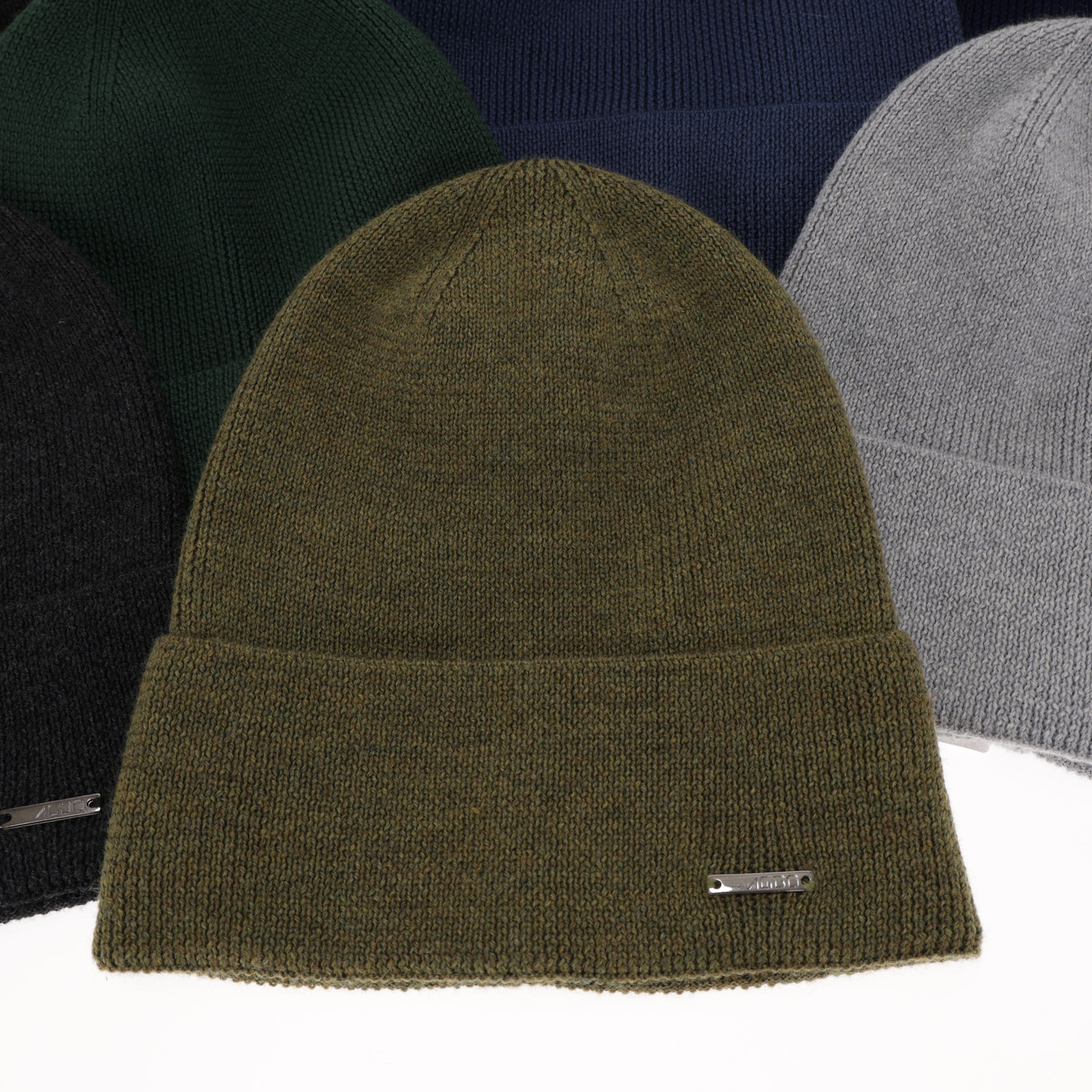 Tavaszi-téli férfi sapka sötétkék 100% extra finom merinói Memfis