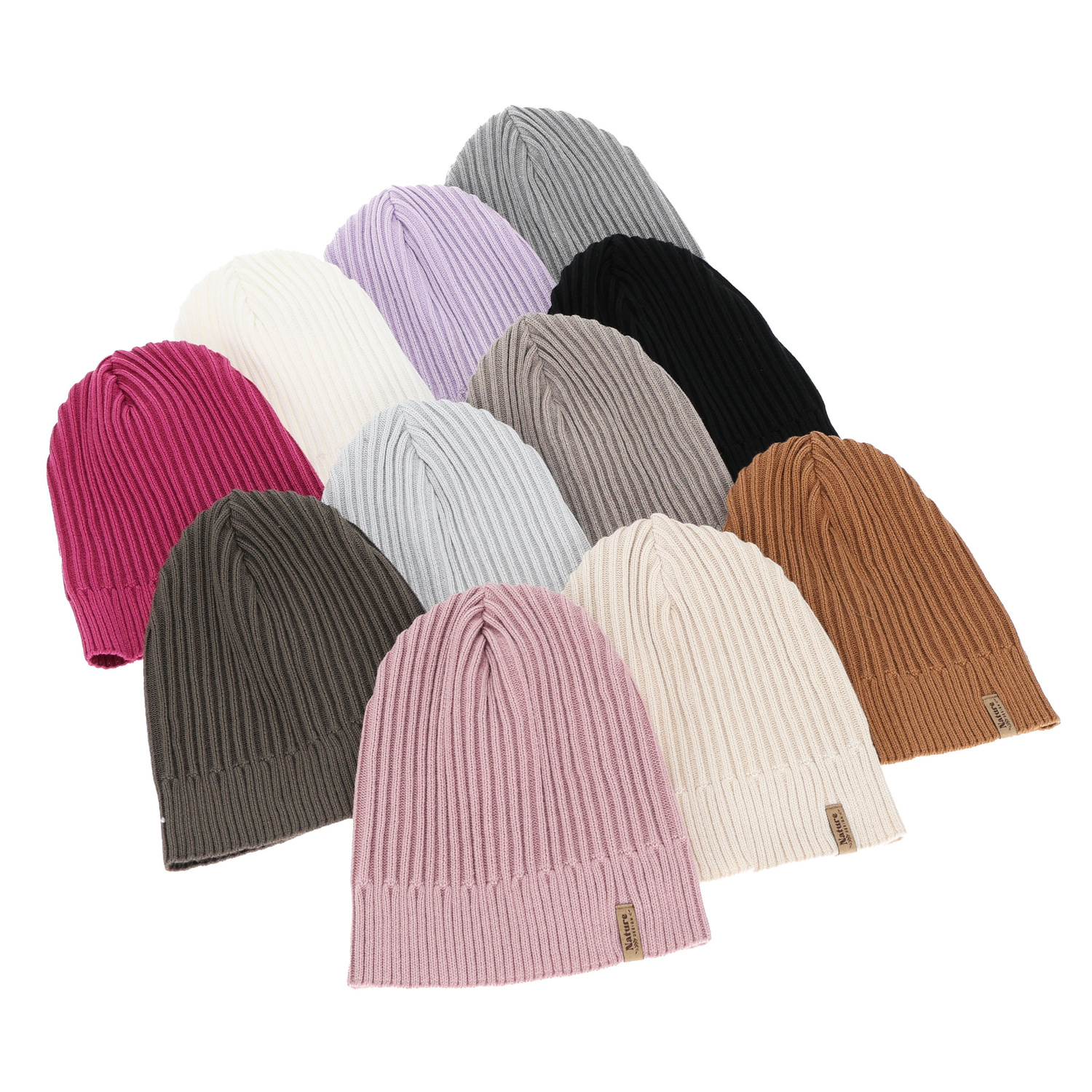 Női tavaszi-őszi sapká, pamuttal, szürke, Mirona