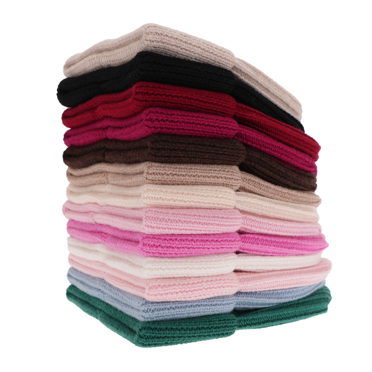 Smaragdzöld női téli sapka 100% extrafine merino gyapjúból Isla