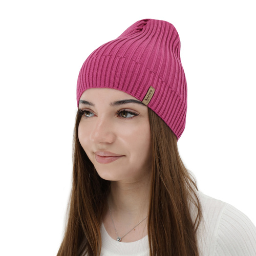 Női tavaszi-őszi sapká, pamuttal, szürke, Mirona