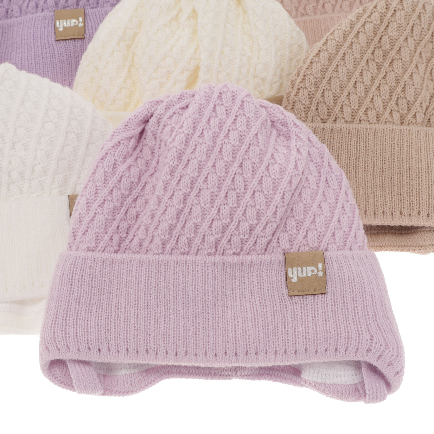 Őszi/tavaszi lány sapka bézs Dafia