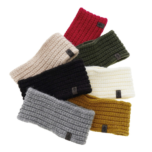 Női téli fejpánt sötétszürke Alexis