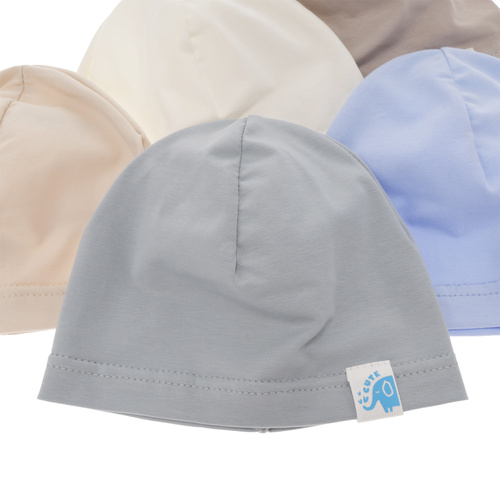 Pamut babasapka őszi/tavaszi krémszínű Alek