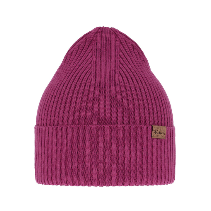 Tavaszi-téli női sapka, pamuttal, rózsaszín Messina