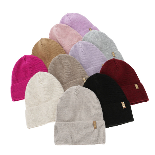 Női téli sapka, szürke, merinó gyapjúval, Tahoe