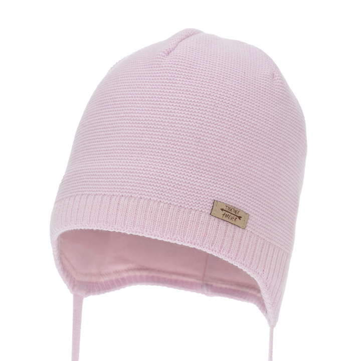 Kislány őszi-tavaszi sapka, lila, megkötős, Svenja