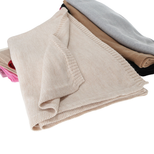 Női téli sál, bézs, 100% merinó gyapjú, Elonia