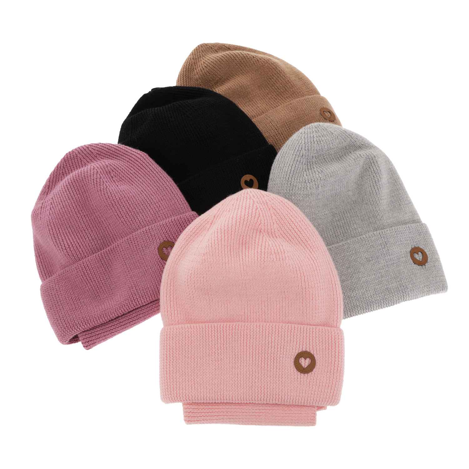 Őszi/tavaszi szett lányoknak: sapka és sál rózsaszín 100% gyapjú extrafine merinó Brook