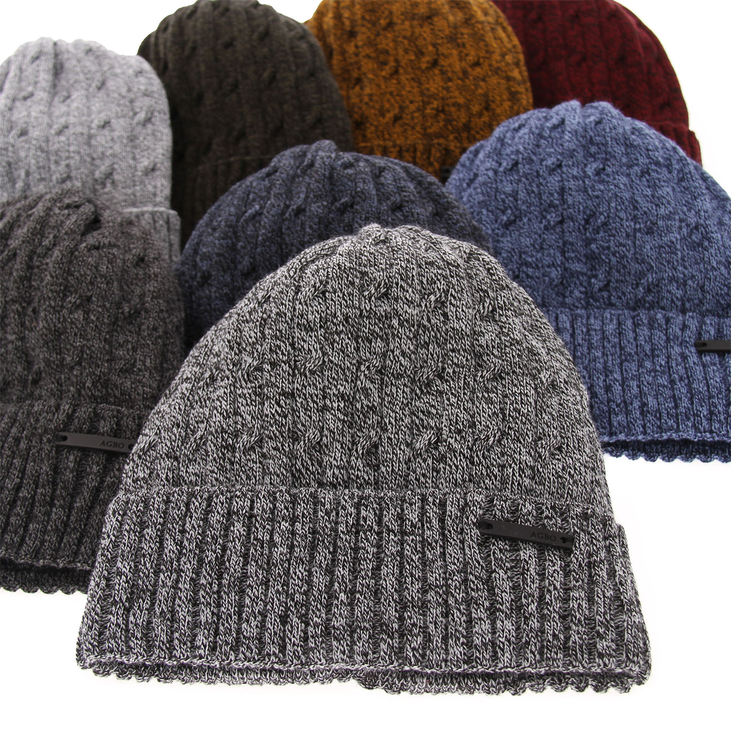 Férfi téli sapka, sötétszürke Mishel