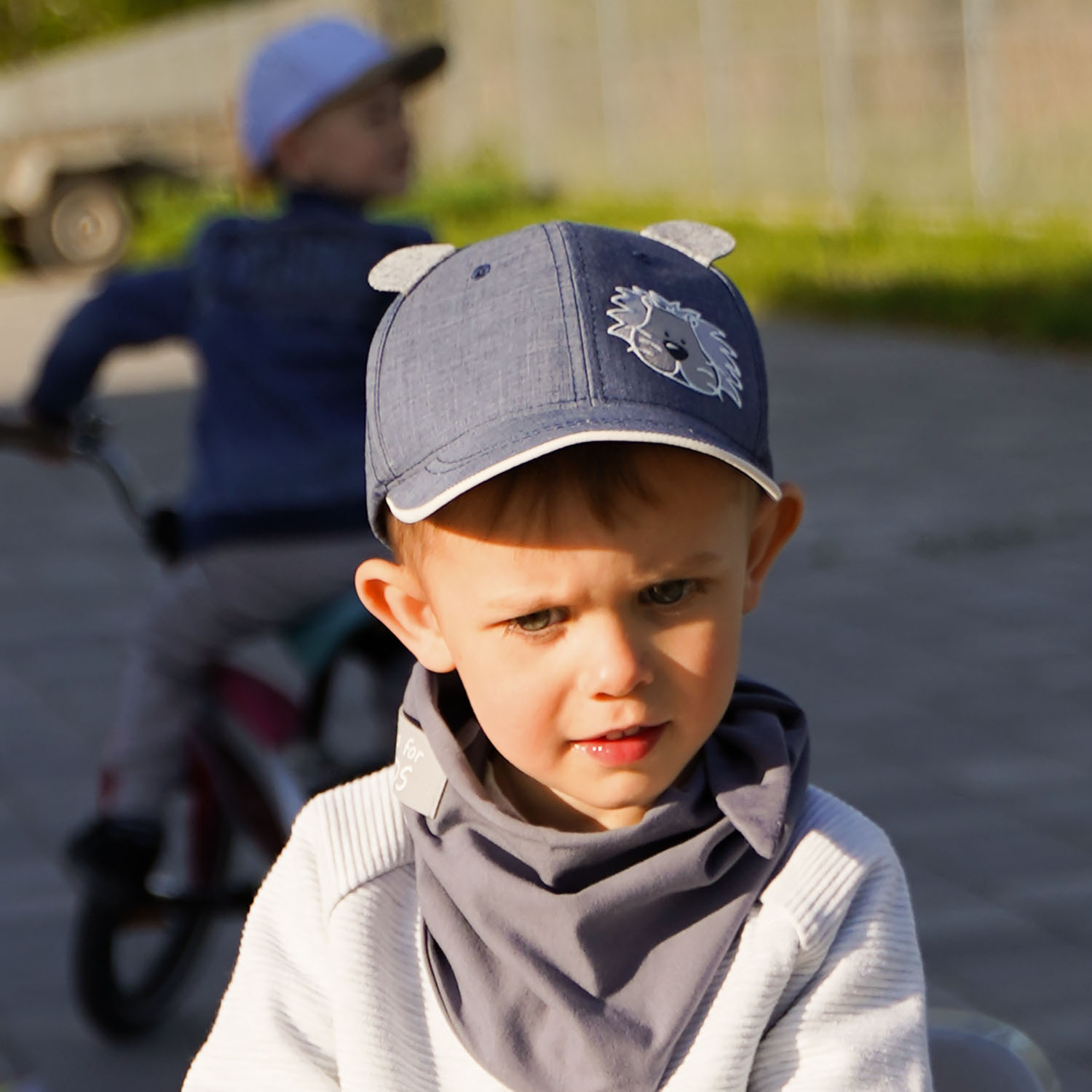 Fiú pamut baseball sapka, szürke, Felix