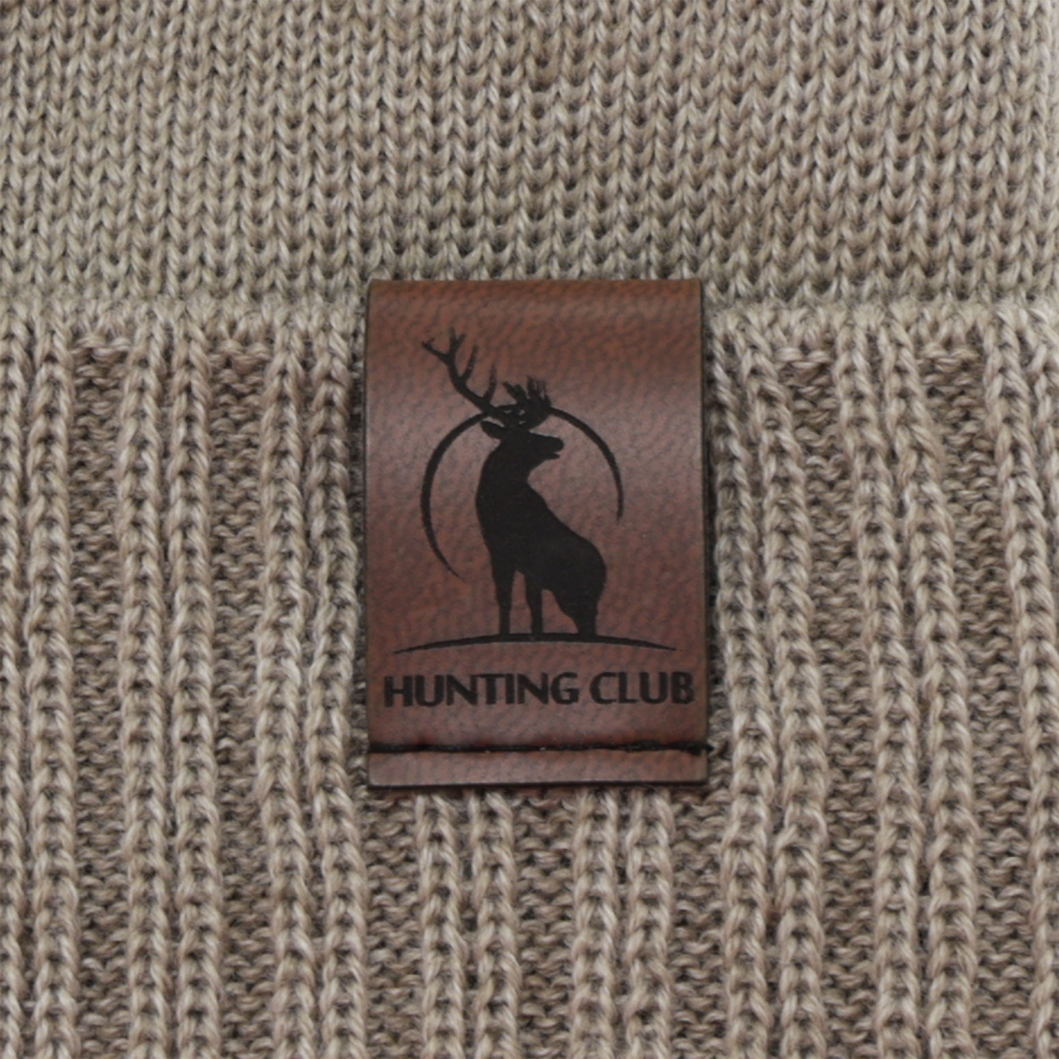 Téli férfi sapka sötétkék merinó gyapjúból Hogan