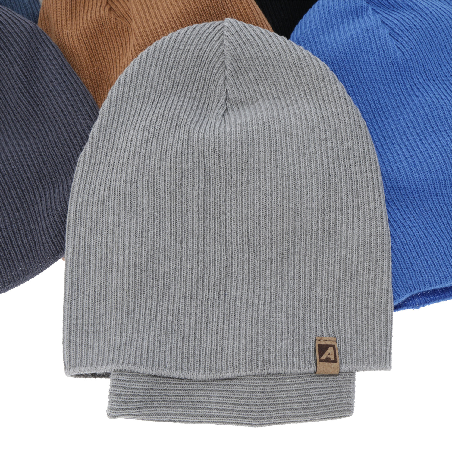 Kisfiú tavaszi-őszi sapka és nyakmelegítő szett, pamuttal, kék, Lucer