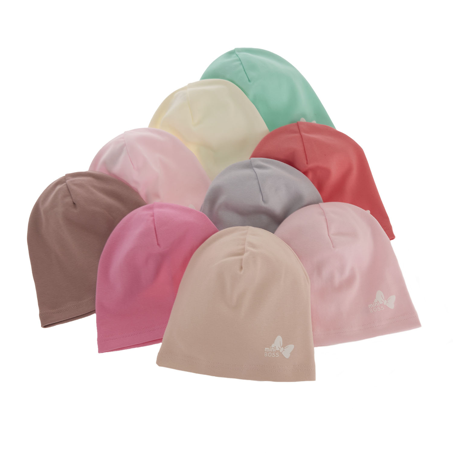 Pamut őszi/tavaszi sapka lányoknak, hegyvidéki lila Margaret