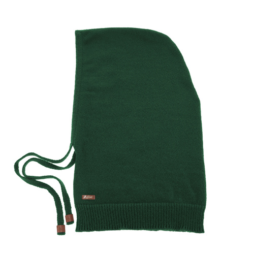 Női téli kominiarka, zöld, merinó gyapjúval, Elizabeth