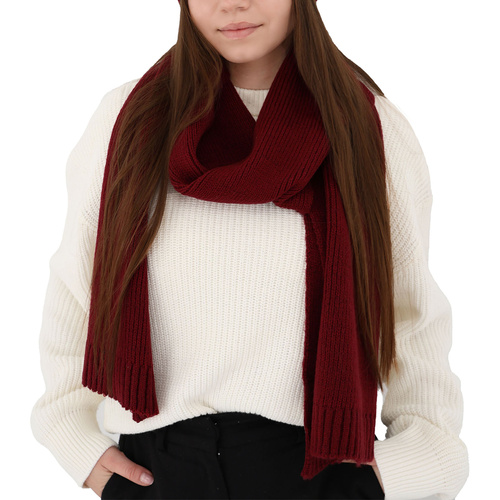 Női téli sál bordó gyapjú Loretta