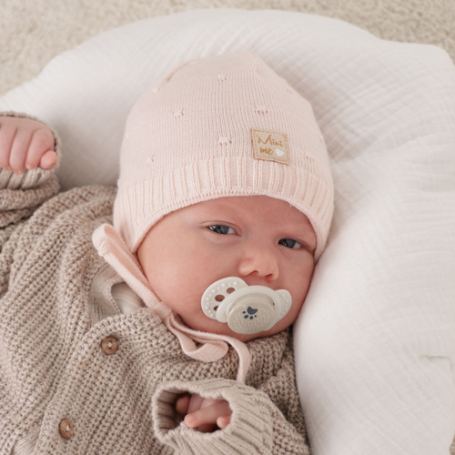 Őszi/tavaszi lány sapka bézs Celine